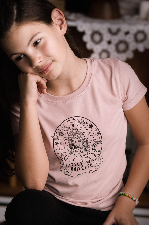 Majica za devojčice Little miss universe