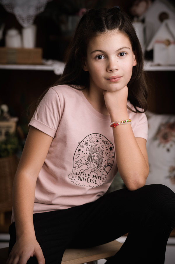 Majica za devojčice Little miss universe - Slika 2