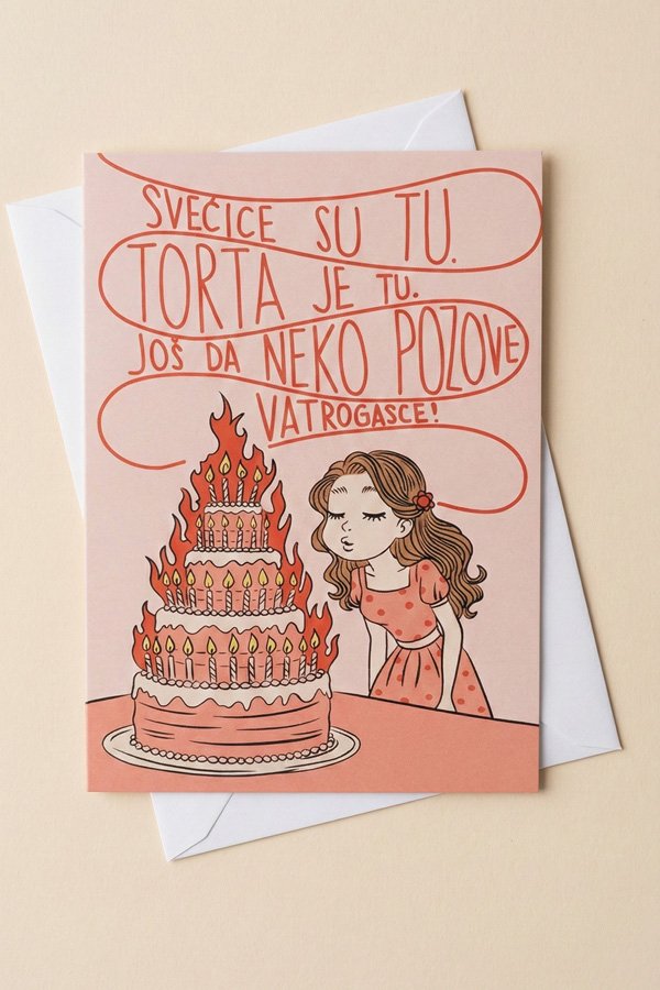 Čestitka Nek neko pozove vatrogasce
